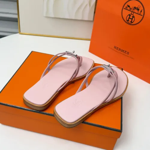 Replica Hermes Slippers For Women #1432088 $82.00 USD for Wholesale