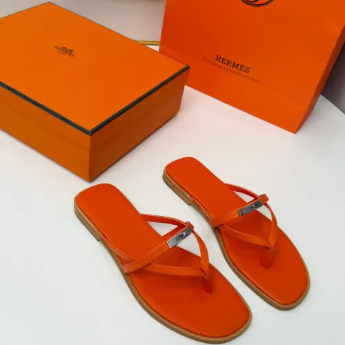 Replica Hermes Slippers For Women #1432089 $82.00 USD for Wholesale