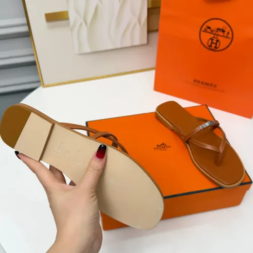 Replica Hermes Slippers For Women #1432094 $82.00 USD for Wholesale