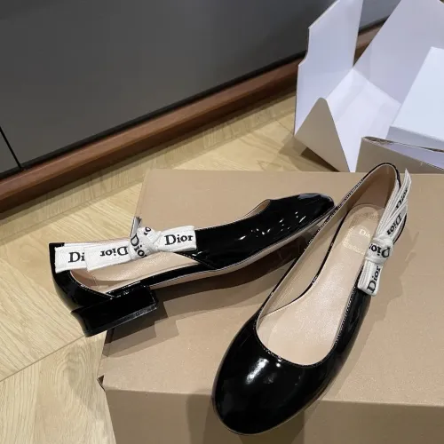 Christian Dior Flat Shoes For Women #1432124 $92.00 USD, Wholesale Replica Christian Dior Flat Shoes