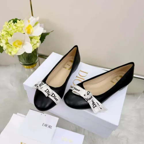 Christian Dior Flat Shoes For Women #1432125 $96.00 USD, Wholesale Replica Christian Dior Flat Shoes