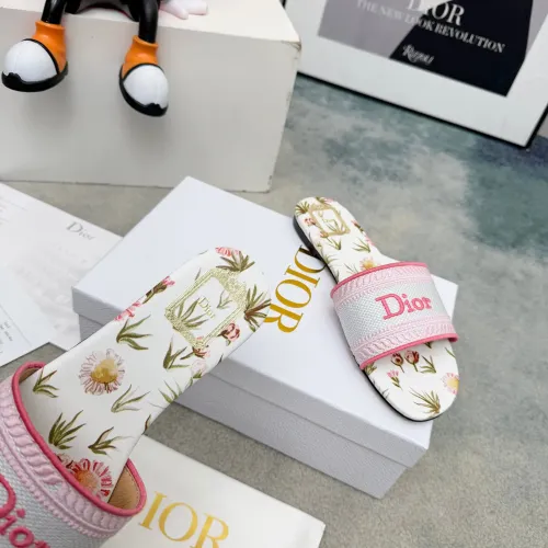 Replica Christian Dior Slippers For Women #1432126 $76.00 USD for Wholesale