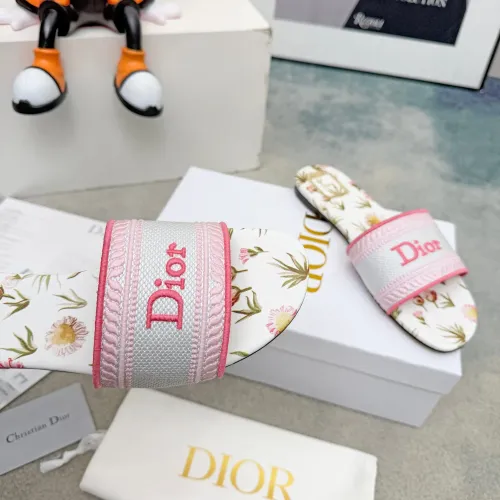 Replica Christian Dior Slippers For Women #1432126 $76.00 USD for Wholesale