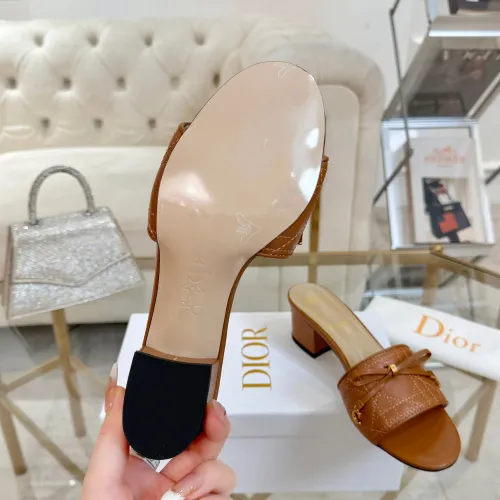 Replica Christian Dior Slippers For Women #1432140 $92.00 USD for Wholesale