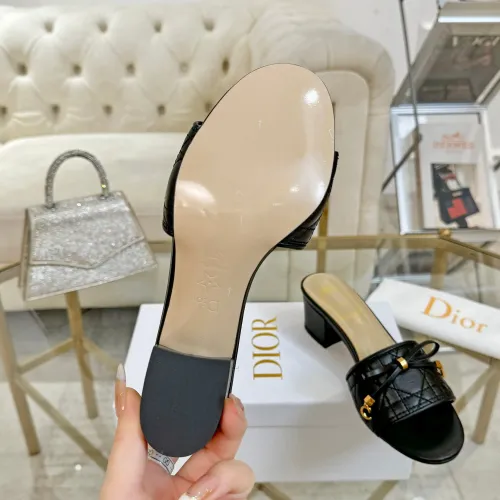 Replica Christian Dior Slippers For Women #1432141 $92.00 USD for Wholesale