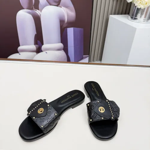 Replica Louis Vuitton Slippers For Women #1432143 $85.00 USD for Wholesale