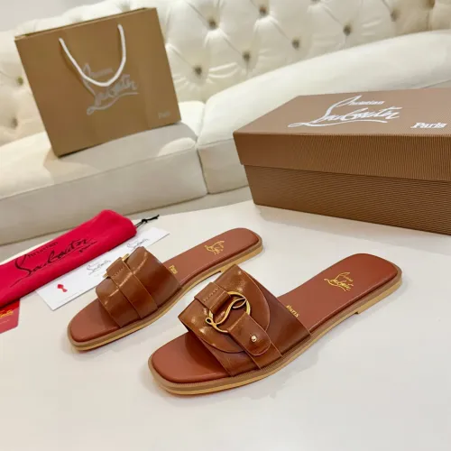 Christian Louboutin CL Slippers For Women #1432223 $96.00 USD, Wholesale Replica Christian Louboutin CL Slippers