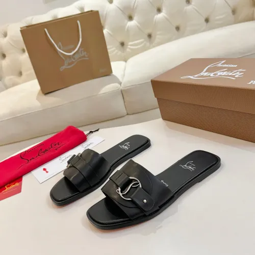 Christian Louboutin CL Slippers For Women #1432224 $96.00 USD, Wholesale Replica Christian Louboutin CL Slippers