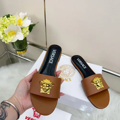 Replica Versace Slippers For Women #1432225 $82.00 USD for Wholesale