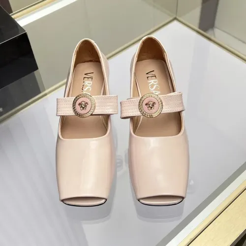 Replica Versace Flat Shoes For Women #1432229 $82.00 USD for Wholesale