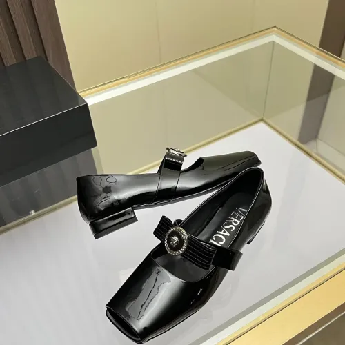 Replica Versace Flat Shoes For Women #1432236 $82.00 USD for Wholesale