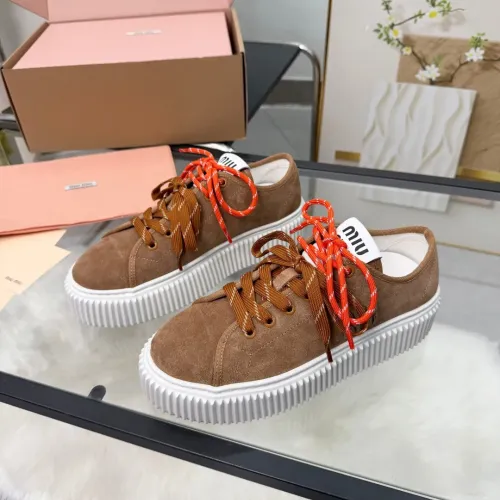 MIU MIU Casual Shoes For Women #1432240 $96.00 USD, Wholesale Replica MIU MIU Casual Shoes