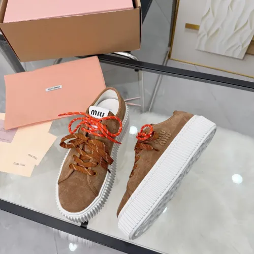 Replica MIU MIU Casual Shoes For Women #1432240 $96.00 USD for Wholesale