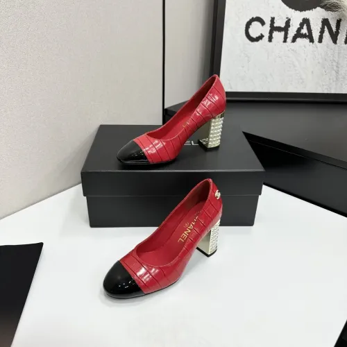 Replica Chanel High-Heeled Shoes For Women #1432604 $112.00 USD for Wholesale