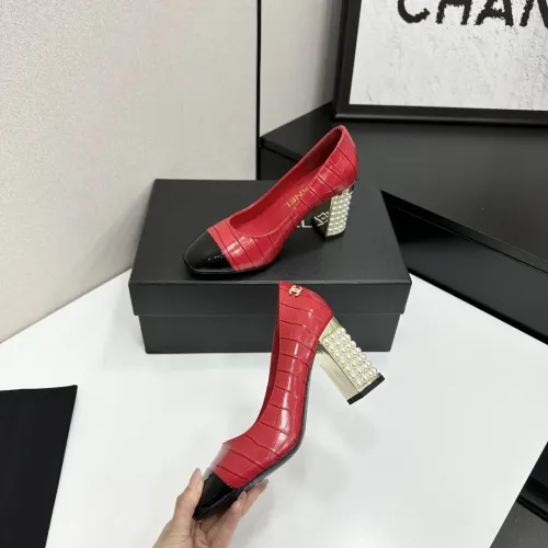 Replica Chanel High-Heeled Shoes For Women #1432604 $112.00 USD for Wholesale