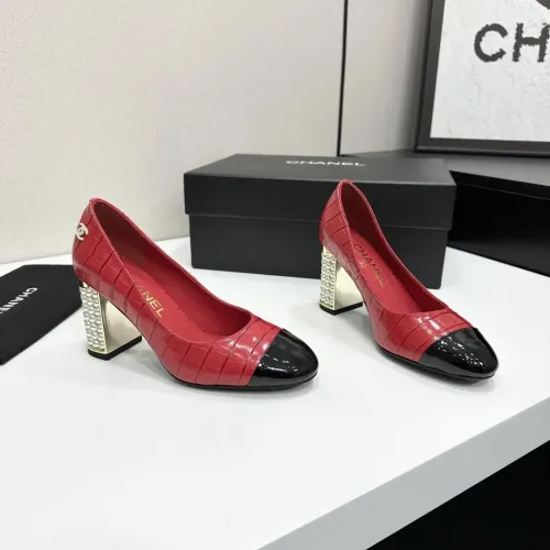Replica Chanel High-Heeled Shoes For Women #1432604 $112.00 USD for Wholesale